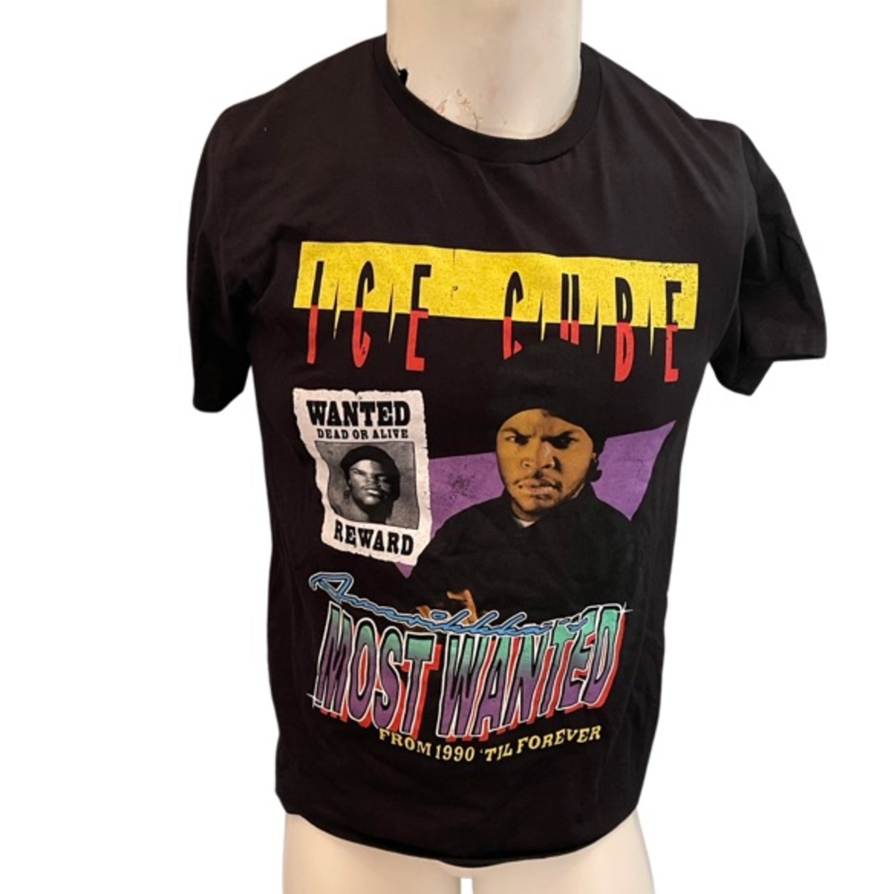 Ice CUBE vintage style T-Shirt : NWA : Gangster Rap : Small : Deadstock